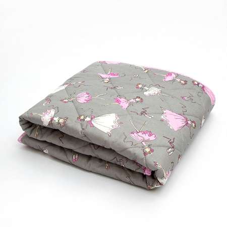 Коврик Amarobaby Soft Mat Мечта стеганный Серый-Розовый