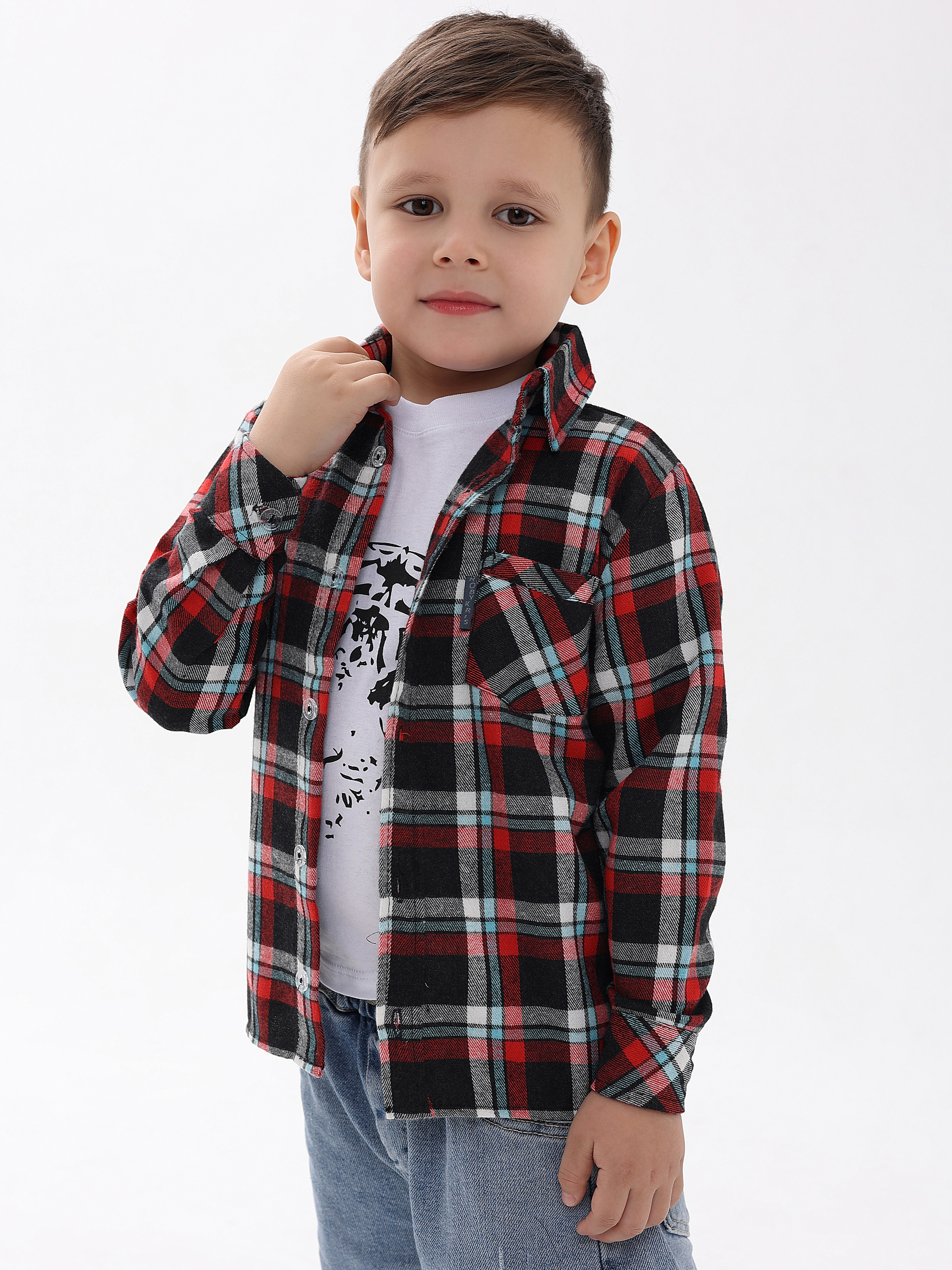 Рубашка АЙАС 16-04-23/бирюз - фото 5