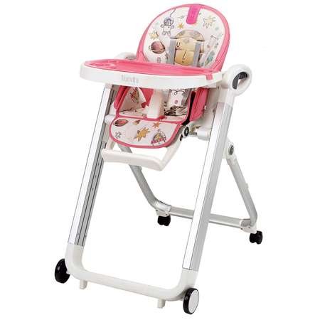 Стульчик для кормления Nuovita Futuro Bianco Cosmo Rosa классический