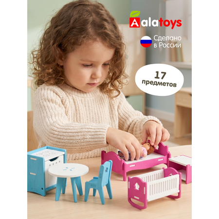 Аксессуар для кукол Alatoys кукольный интерьер в ассортименте