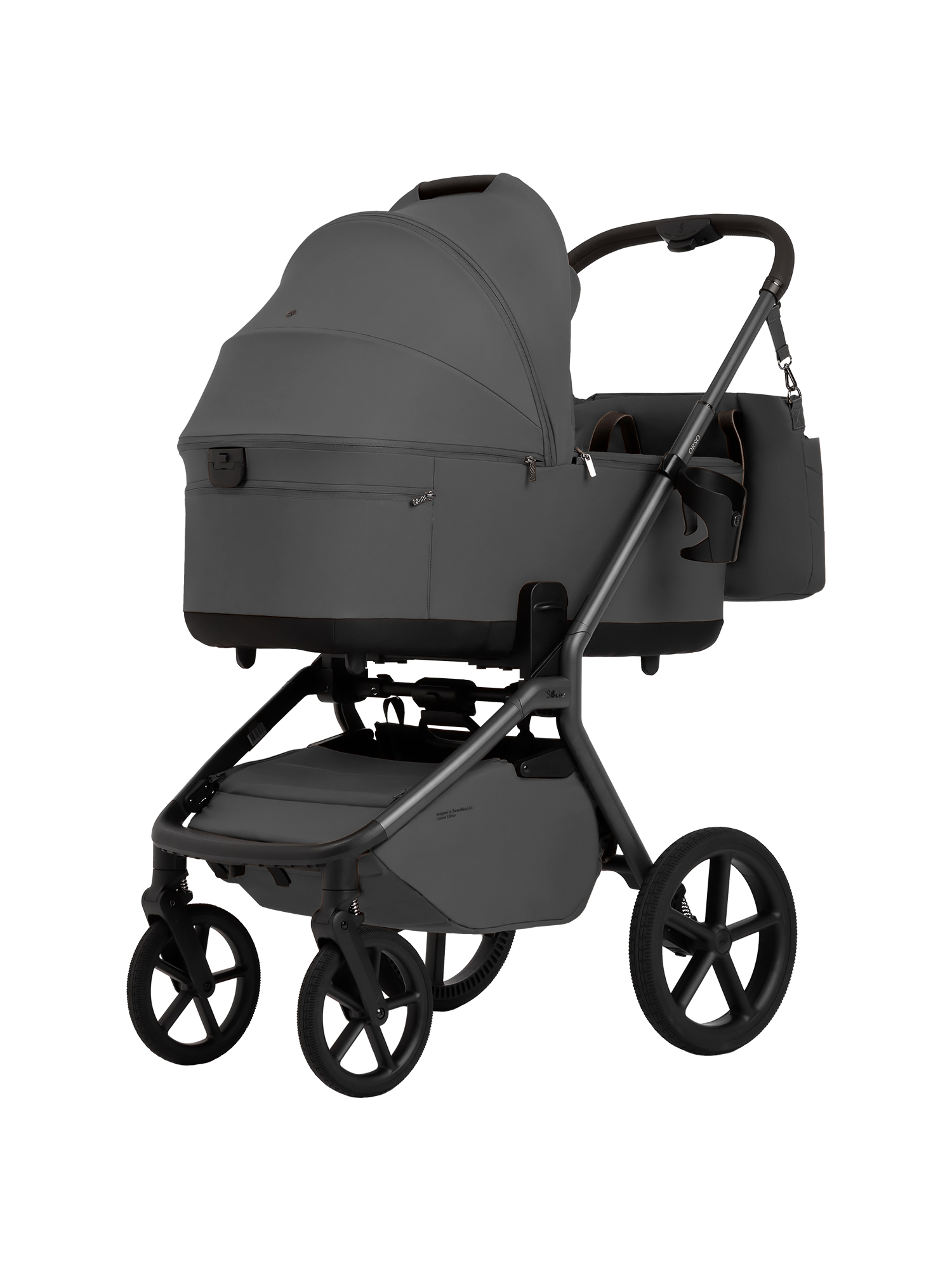 Коляска 2в1 Sweet Baby Orso Dark Grey серый - фото 36
