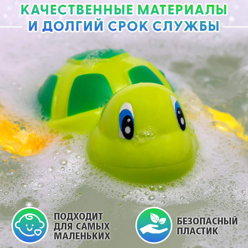 Игрушка TIPTOPOLIS Черепаха зеленая - фото 5