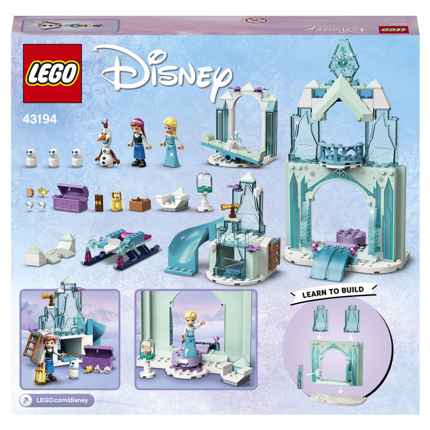 Конструктор LEGO Disney Princess Зимняя сказка Анны и Эльзы блочный - фото 3