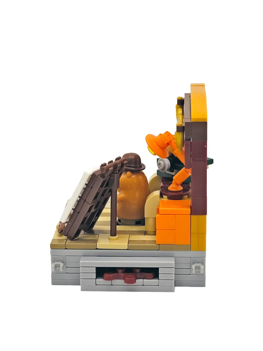 Конструктор Cubion Капибара рисует 182 дет. - фото 17