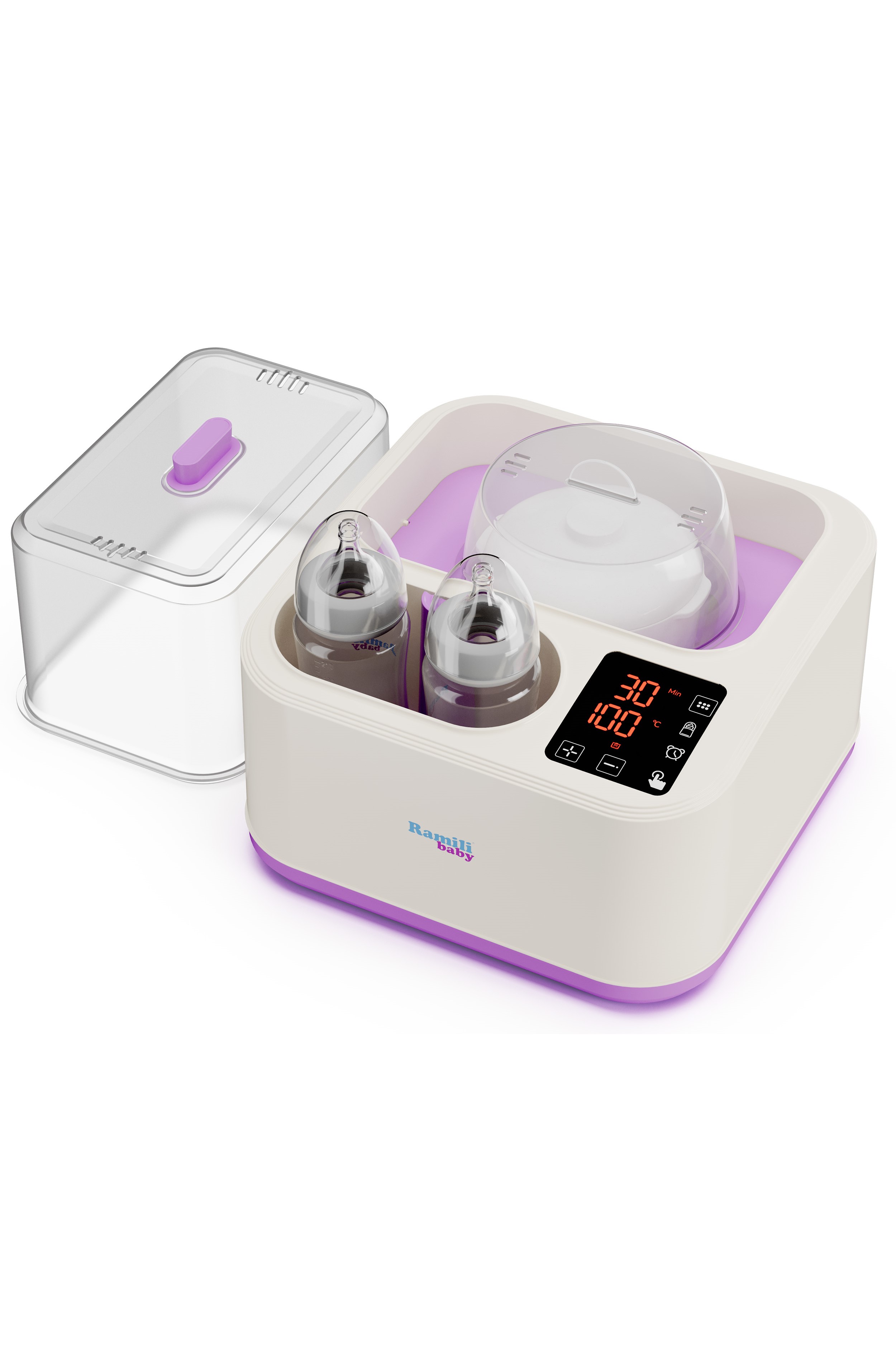 Стерилизатор-подогреватель Ramili Baby BSS300 плюс горшочек в подарок - фото 9
