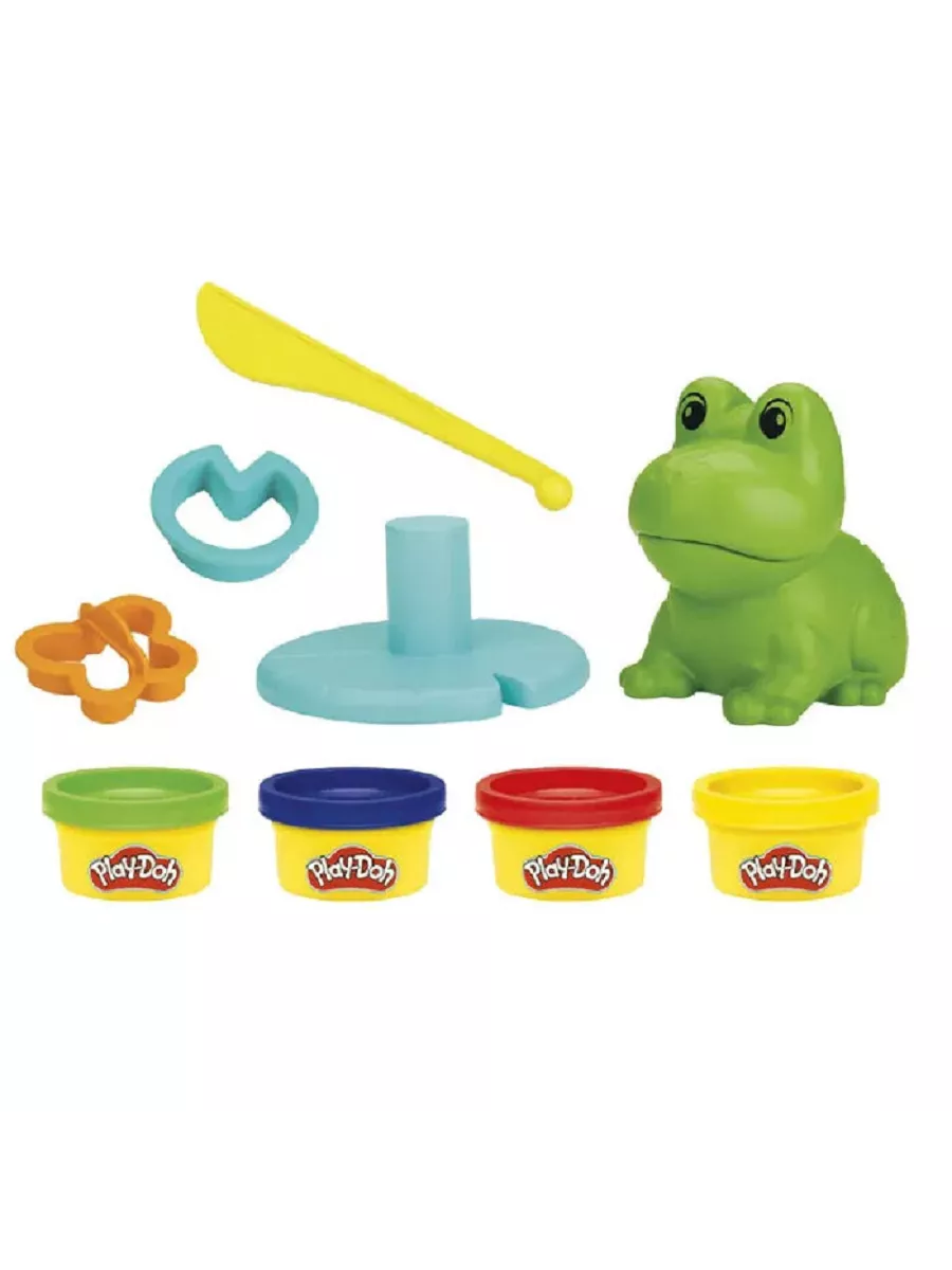 Масса для лепки Play-Doh Лягушка и цвета 4 цв. - фото 2