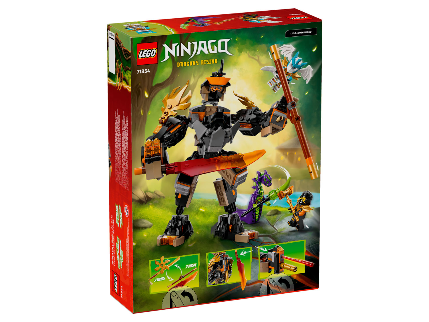 Конструктор LEGO NINJAGO Боевой робот 364 дет. - фото 7