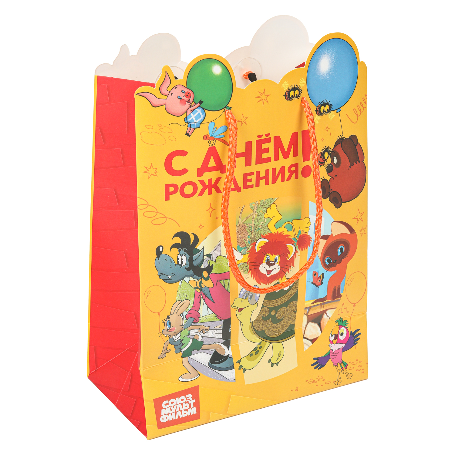 Пакет Чудо Праздник Союзмультфильм Вырубка 18*23*10см - фото 2