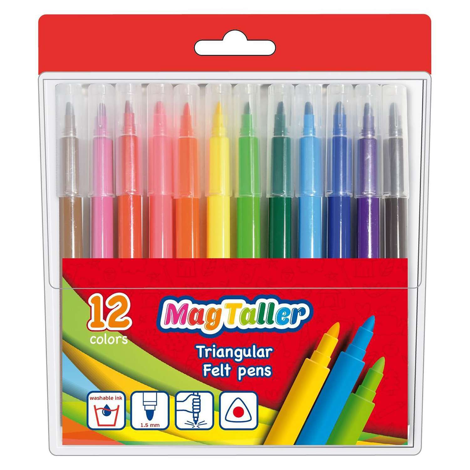 Фломастеры Magtaller 12 цв. - фото 1
