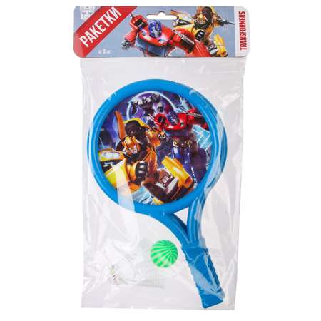 Набор игровой Hasbro ракетки воланчик и мячик Транформеры