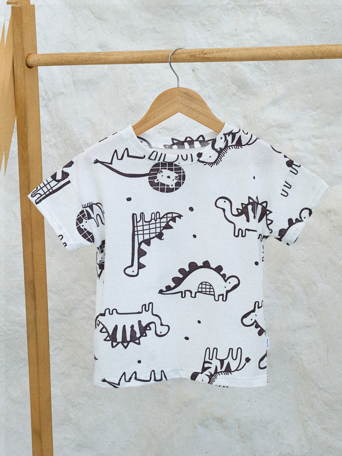 Футболка 3 шт Jelly Whale S23T01-3-Anim-Gr-Brwn - фото 10