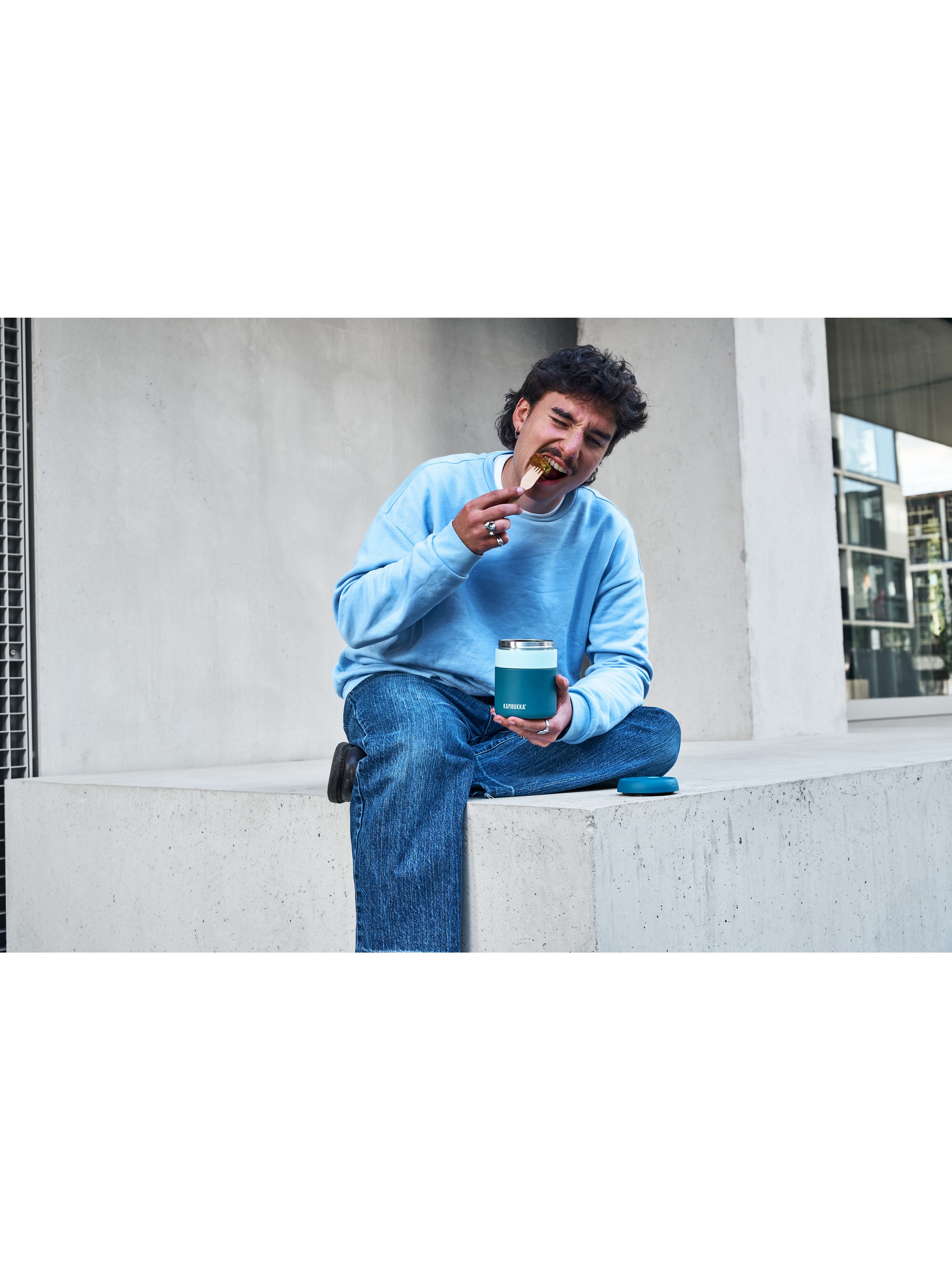 Ланч-бокс с вакуумной изоляцией Kambukka Bora 600мл темно-бирюзовый 11-06014 - фото 8