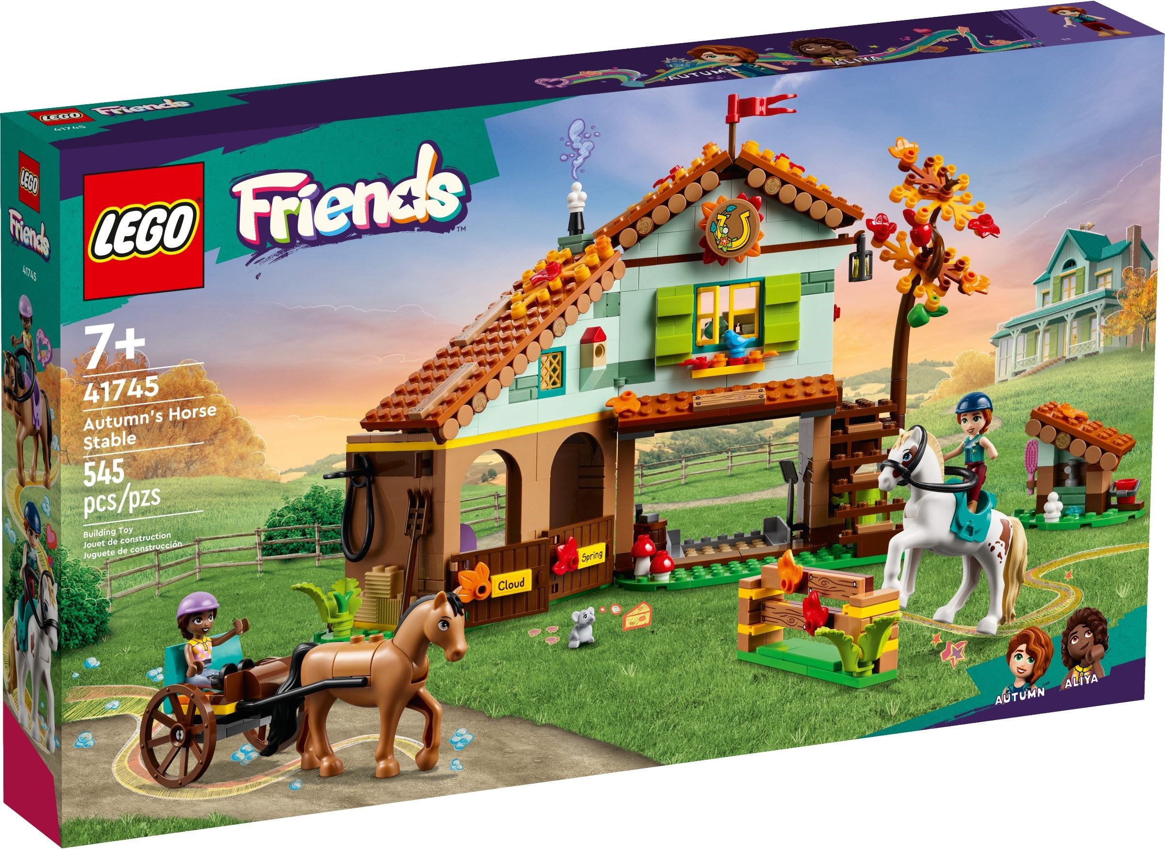 Изображение товара Конструктор LEGO Friends Осенняя конюшня 41745 с мини-куклами и лошадьми Изображение товара Конструктор LEGO Friends Осенняя конюшня 41745 с мини-куклами и лошадьми
