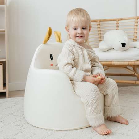 Кресло детское UNIX Kids Hare L white