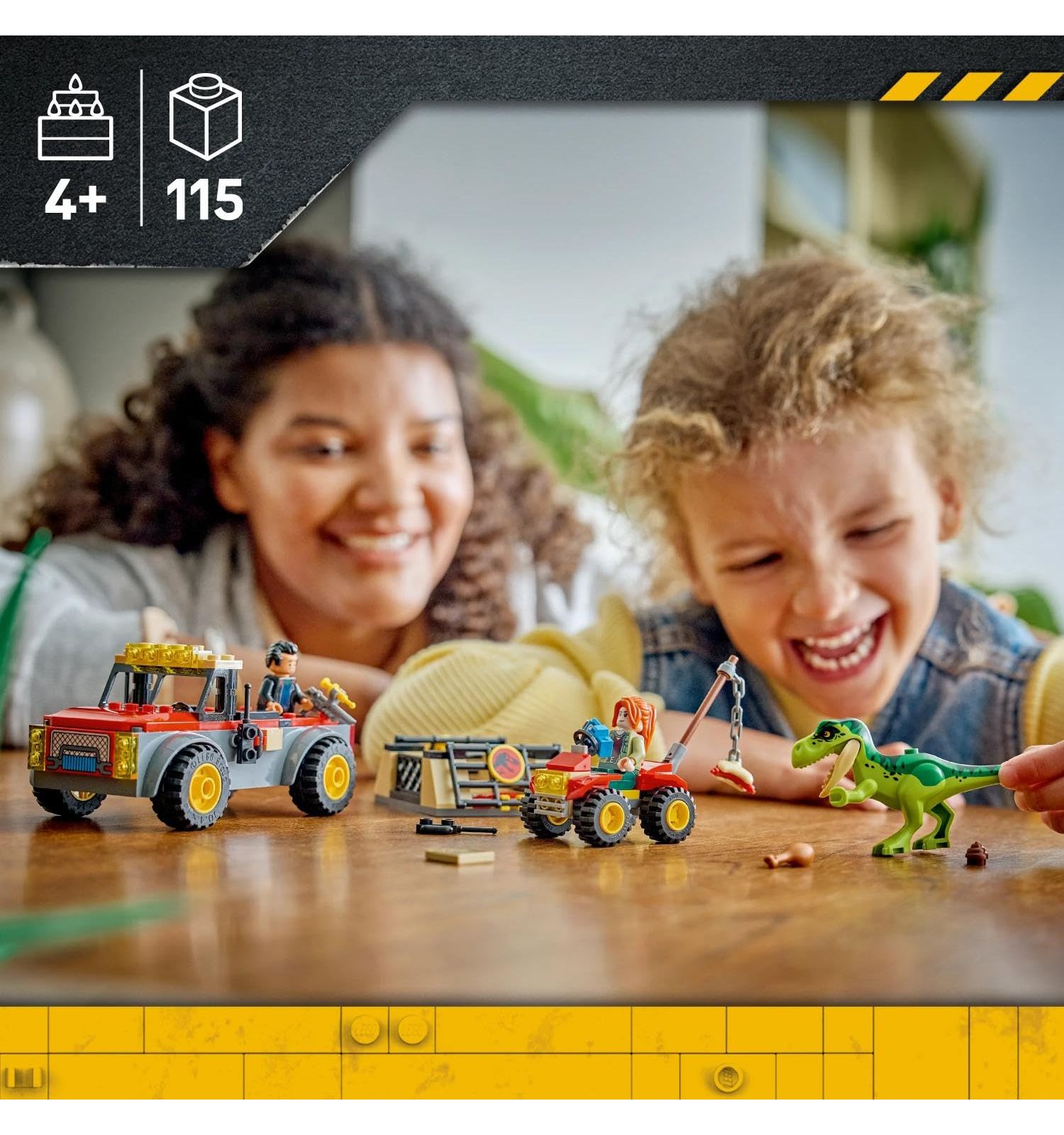 Конструктор LEGO Jurassic World Грузовик молодого Ти-рекса 115 дет. - фото 11