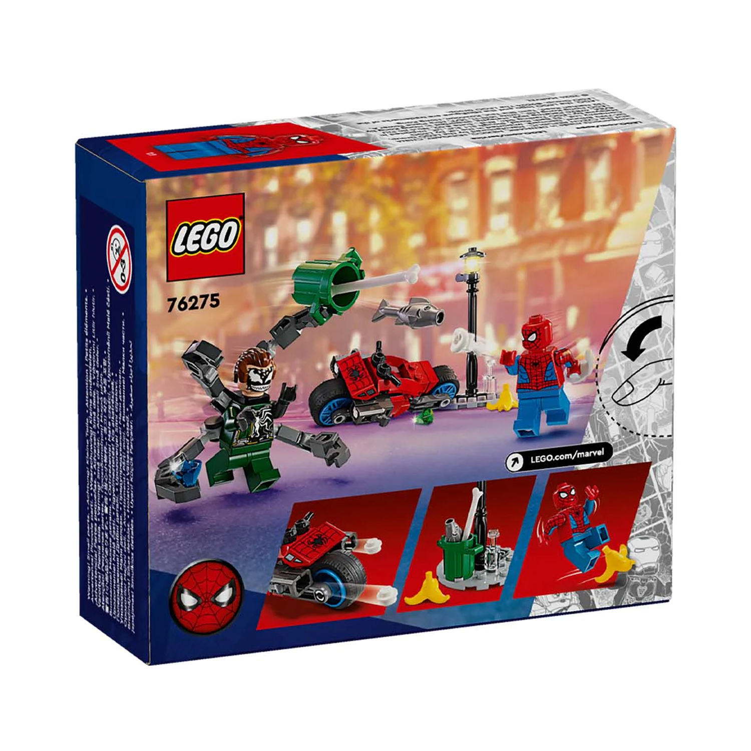 Конструктор LEGO Marvel Super Heroes Погоня: Человек-паук - фото 11