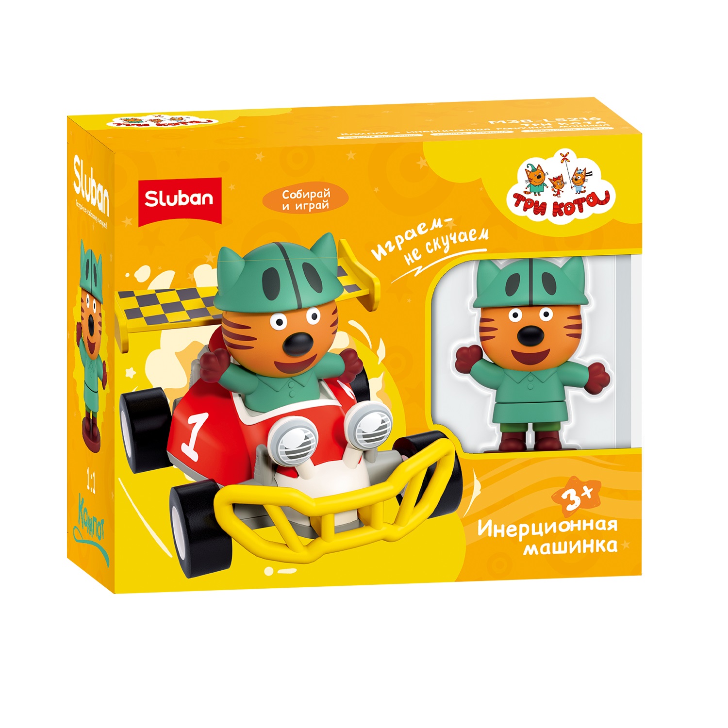 Конструктор SLUBAN Коржик на ракете 7 дет. - фото 5