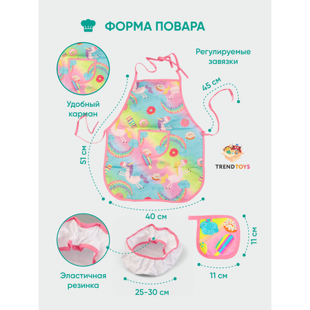Игрушка TrendToys посуда, продукты 30 предм.