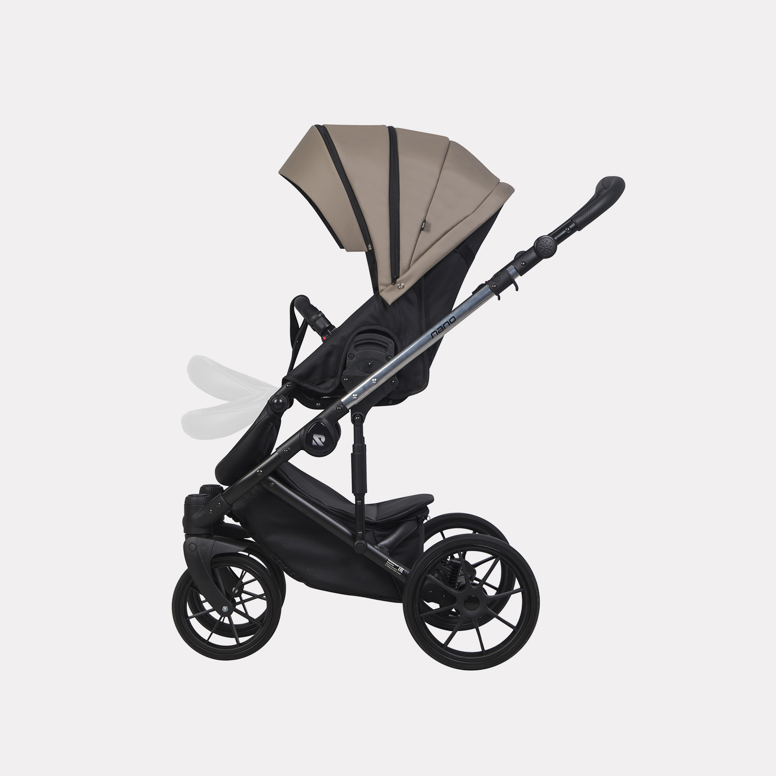 Коляска 2в1 Riko Nano Thermo Ecco коричневый - фото 15