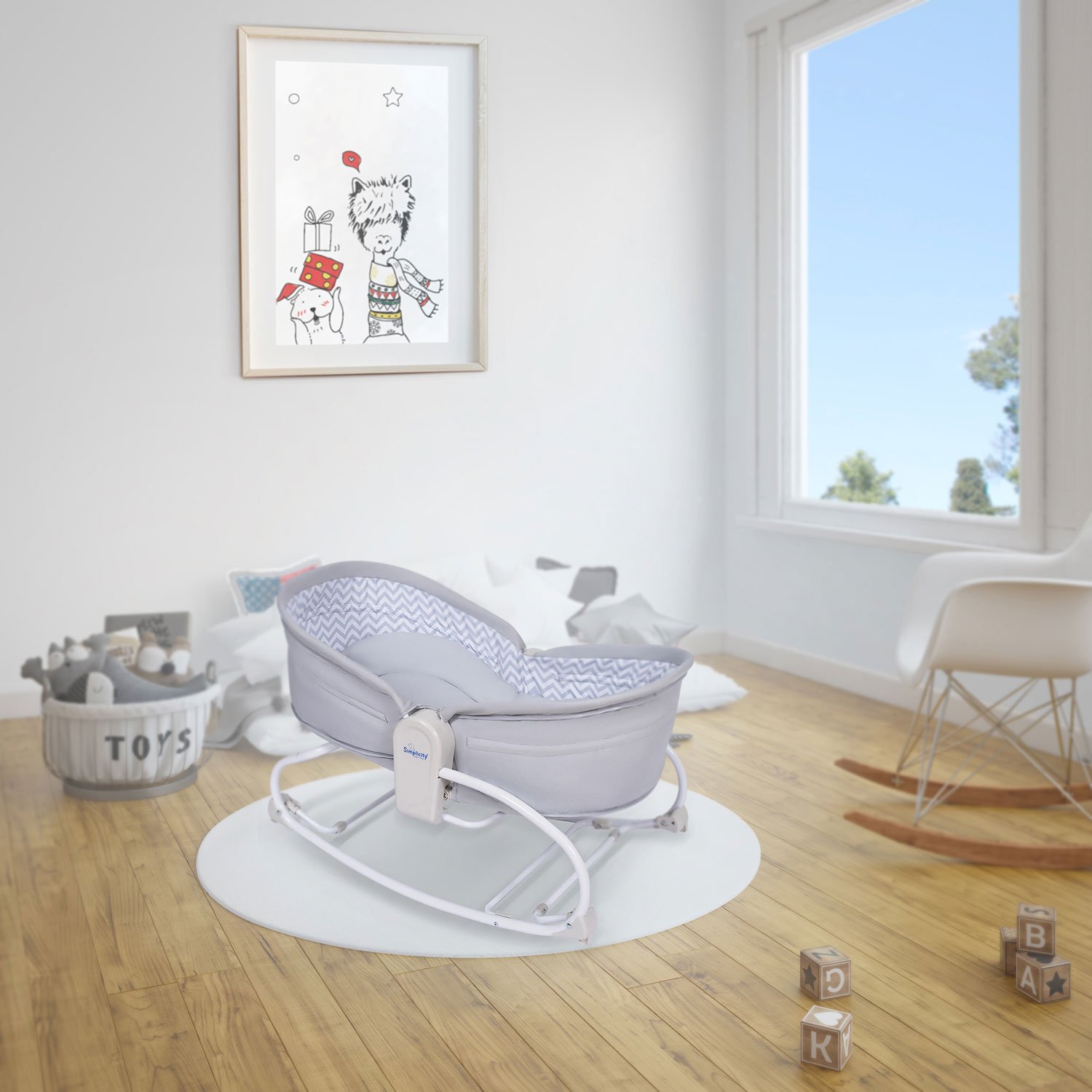 Колыбель SIMPLICITY 3010 Elite серый - фото 12