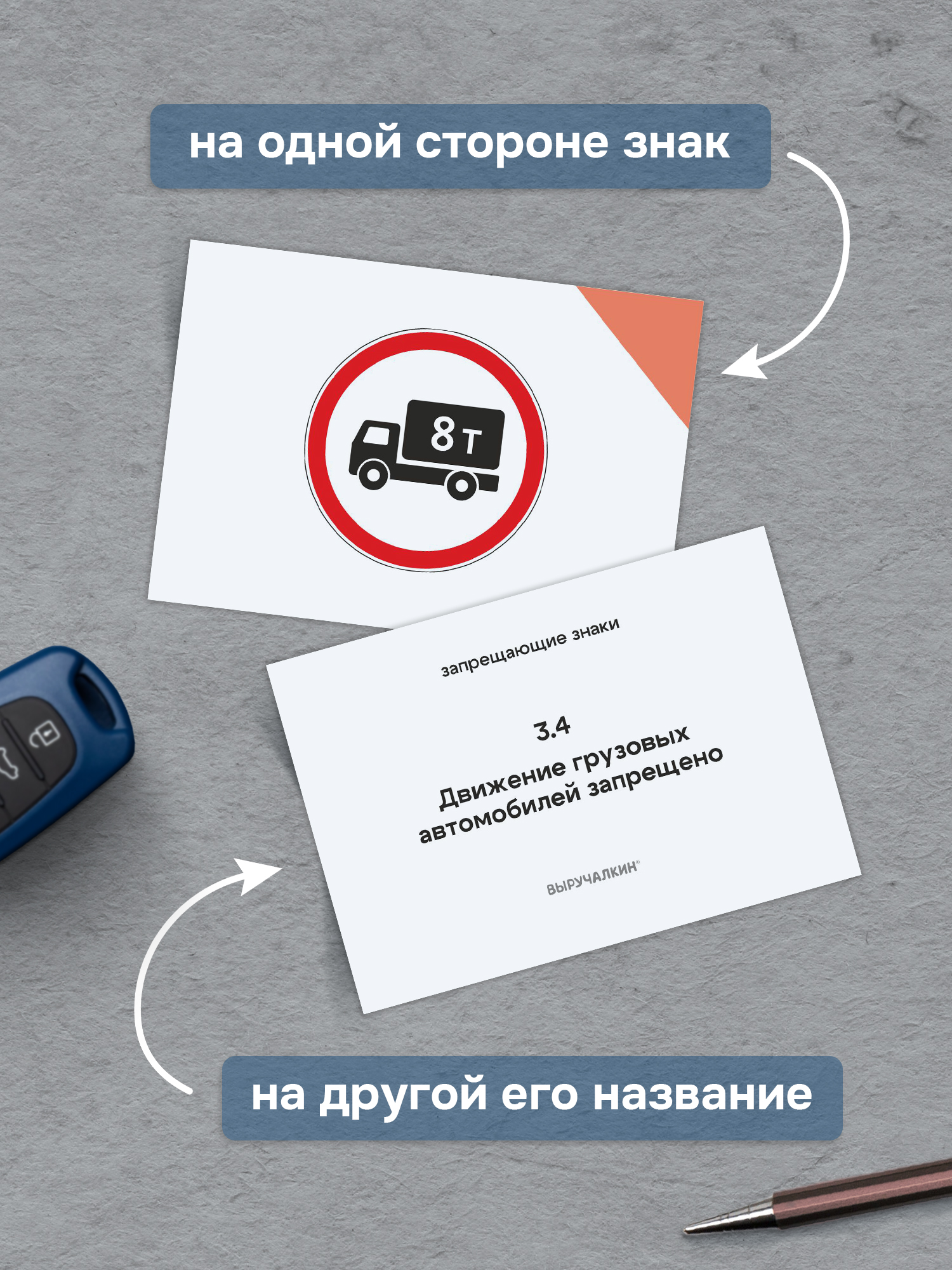 Карточки Выручалкин Знаки дорожного движения - фото 3