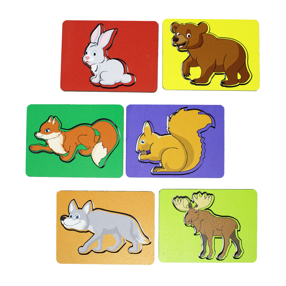Игрушка ViromToys сортер Монтессори Животные - фото 4