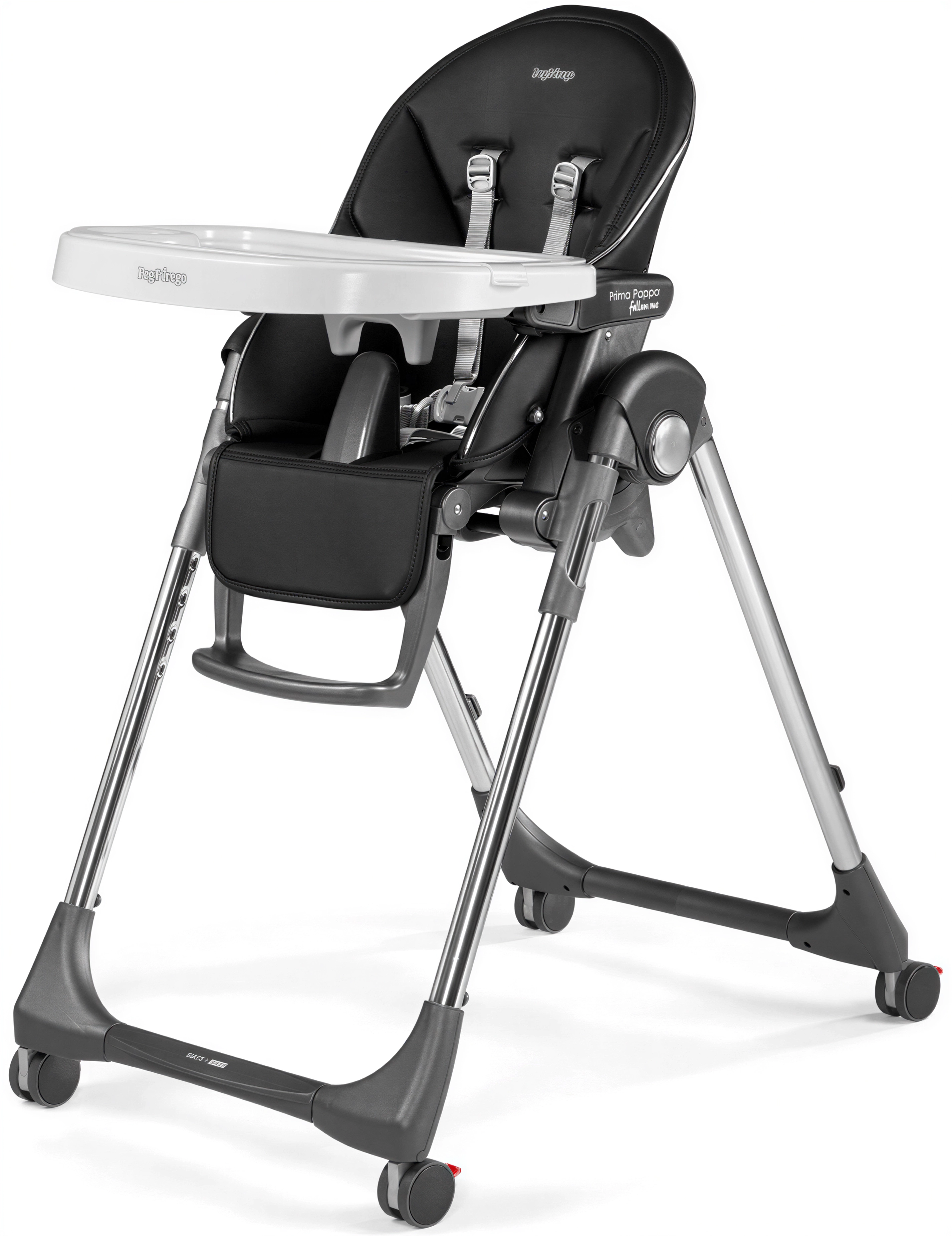 Стульчик для кормления Peg-Perego Prima Pappa Follow Me черный - фото 1