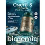 Омега-3 рыбный жир biodemiq ПНЖК, ЭПК 550 мг, ДГК 456 мг