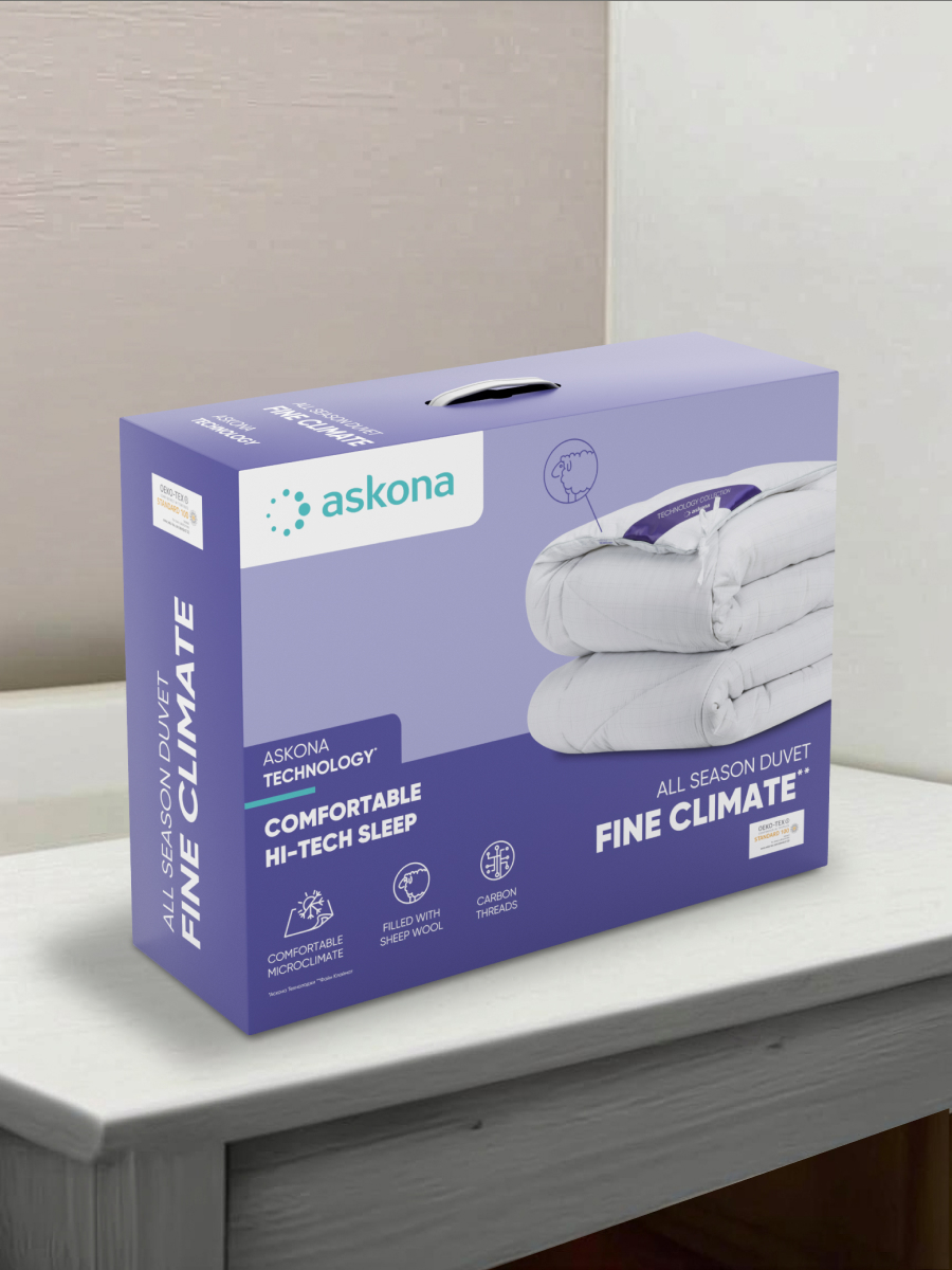 Одеяло Askona Fine Climate серия Technology 140 x 205 см - фото 6