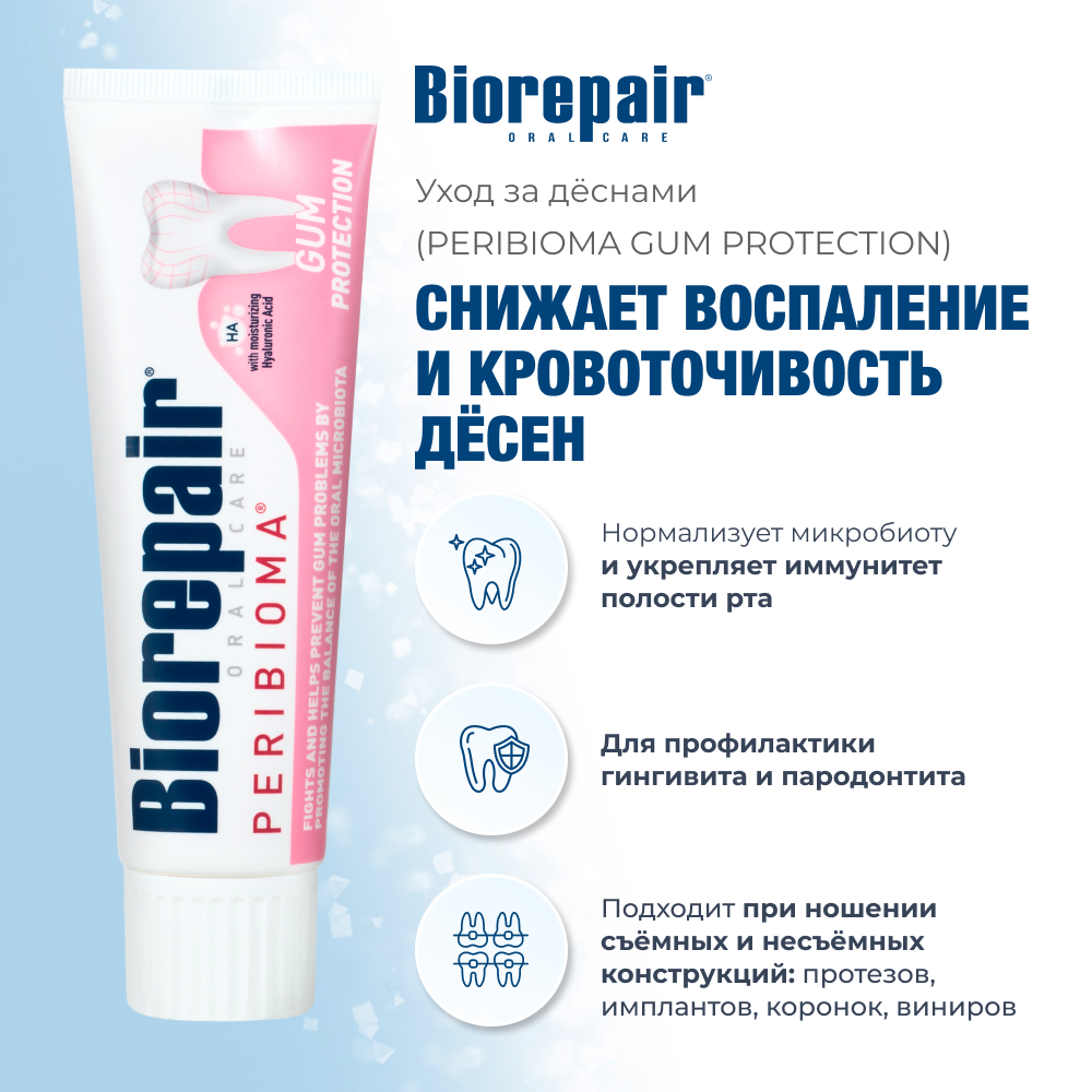 Зубная паста Biorepair без фтора 117 г - фото 2
