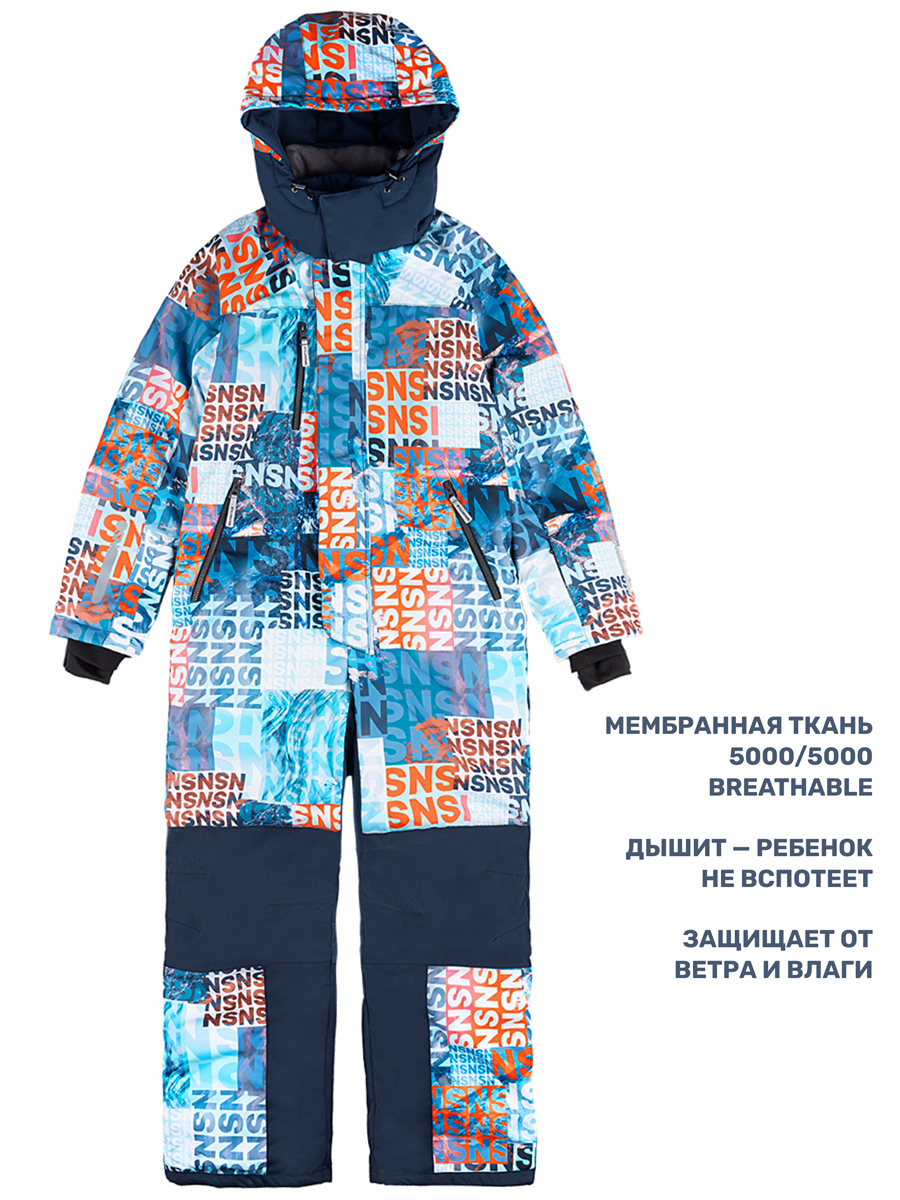 Комбинезон NIKASTYLE 8з2924 лед/деним - фото 3