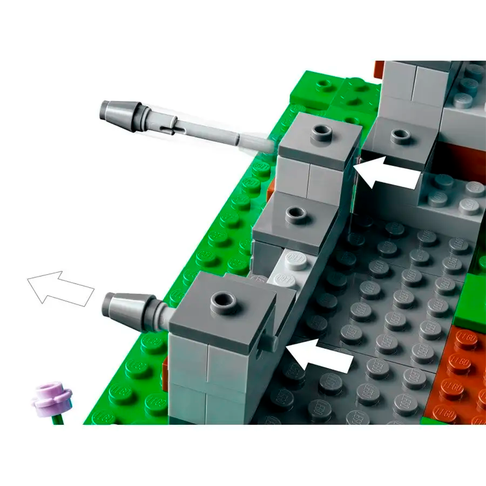 Конструктор LEGO Minecraft Бастион меча блочный - фото 5