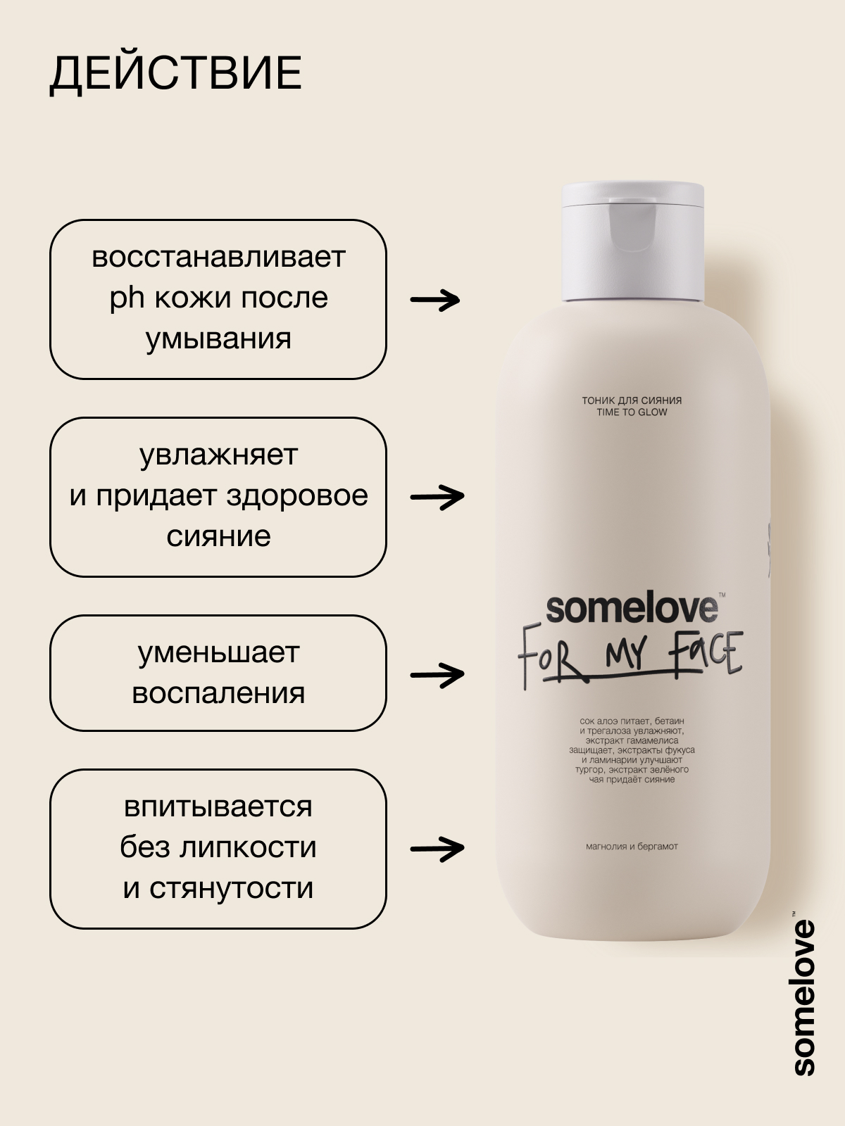 Тоник somelove «пора сиять» 200 мл 1 шт. - фото 2