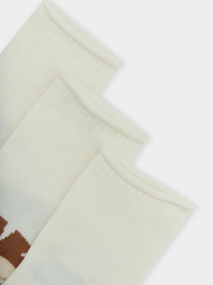 Носки 3 пары Mark Formelle (Марк Формэль) 457A-2933/молочный-3/ - фото 4