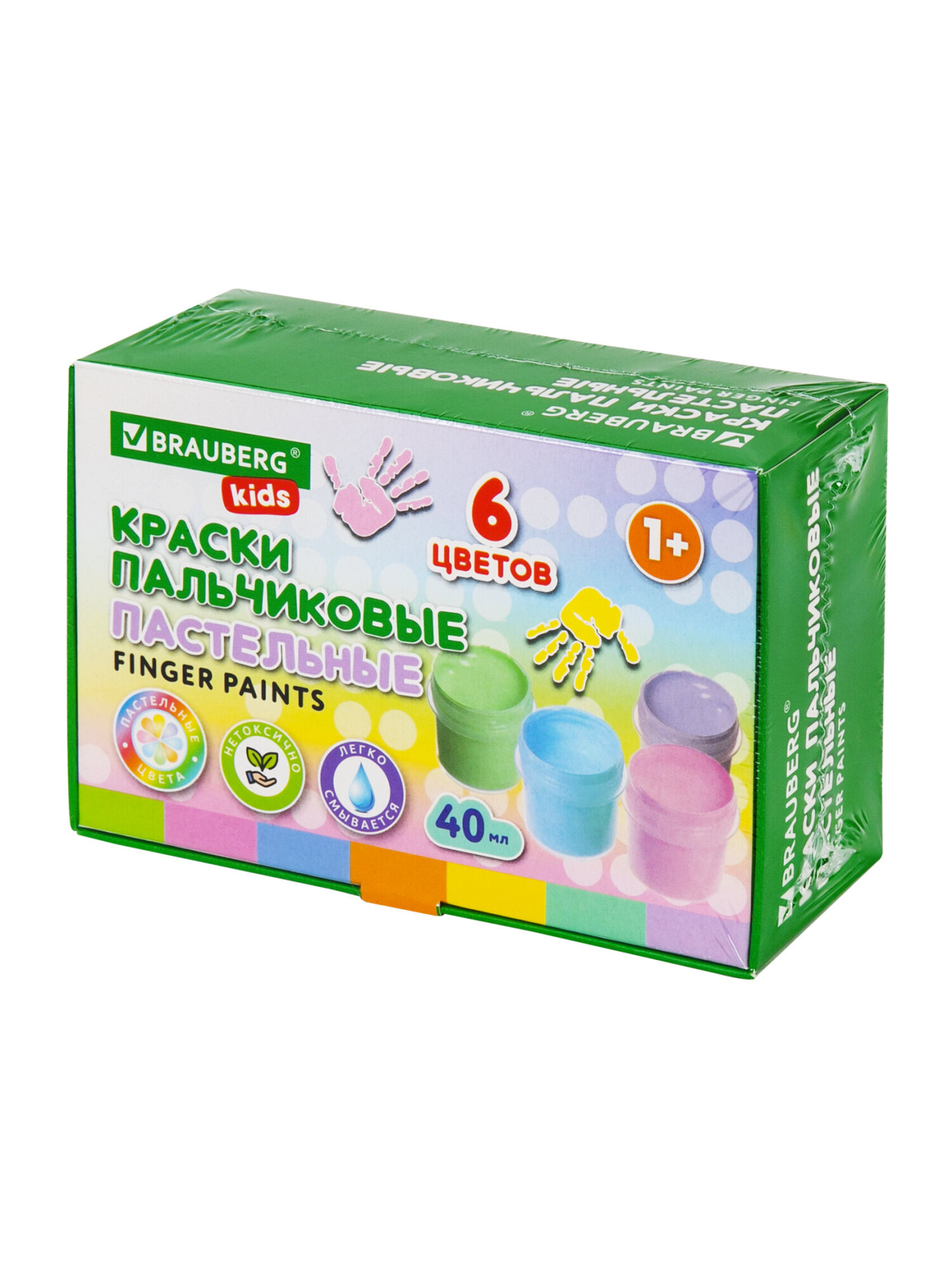 Краски пальчиковые Brauberg 6 цв. - фото 17