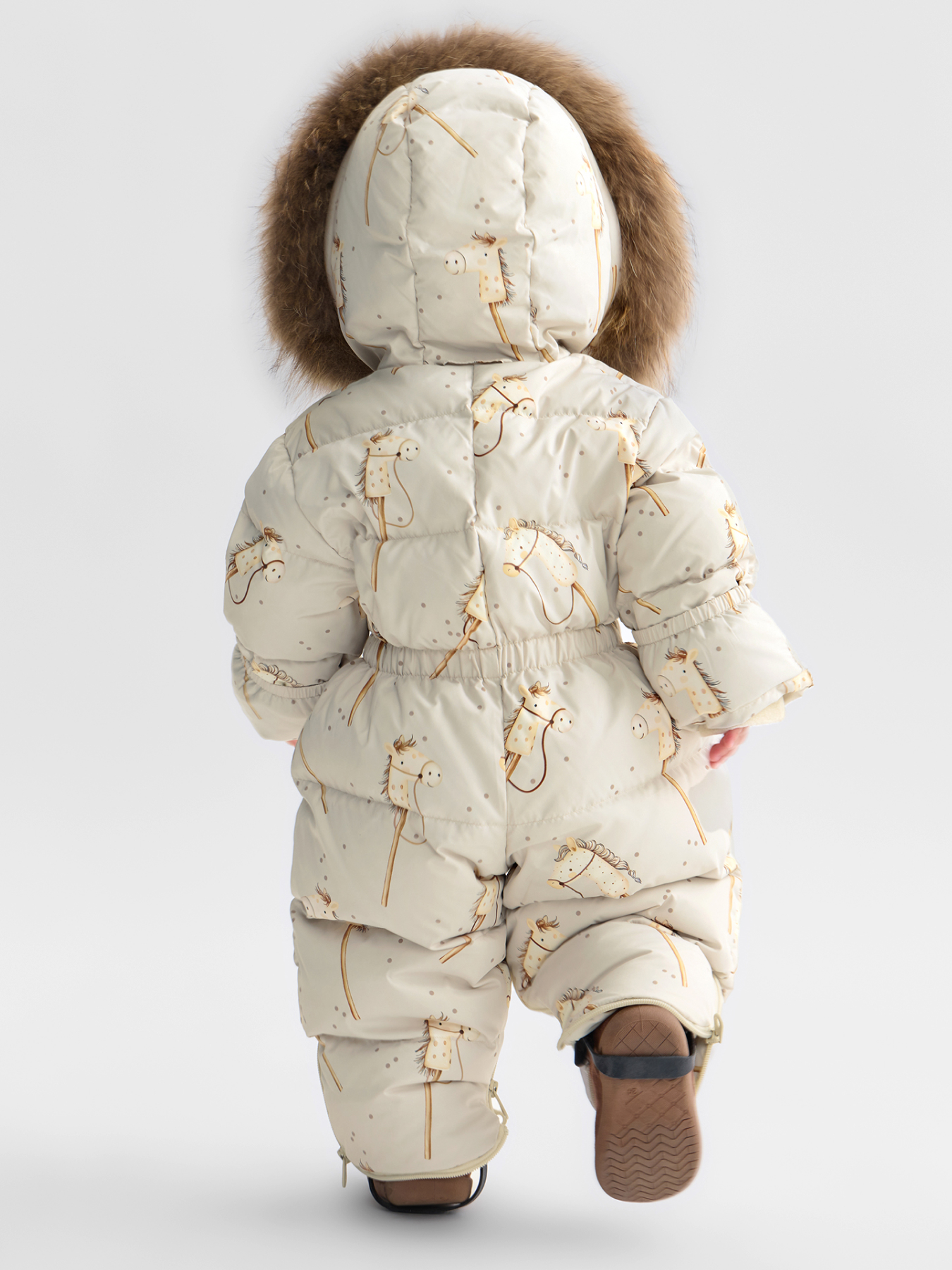 Комбинезон-трансформер Happy Baby 89144-0_milky (horse) - фото 3