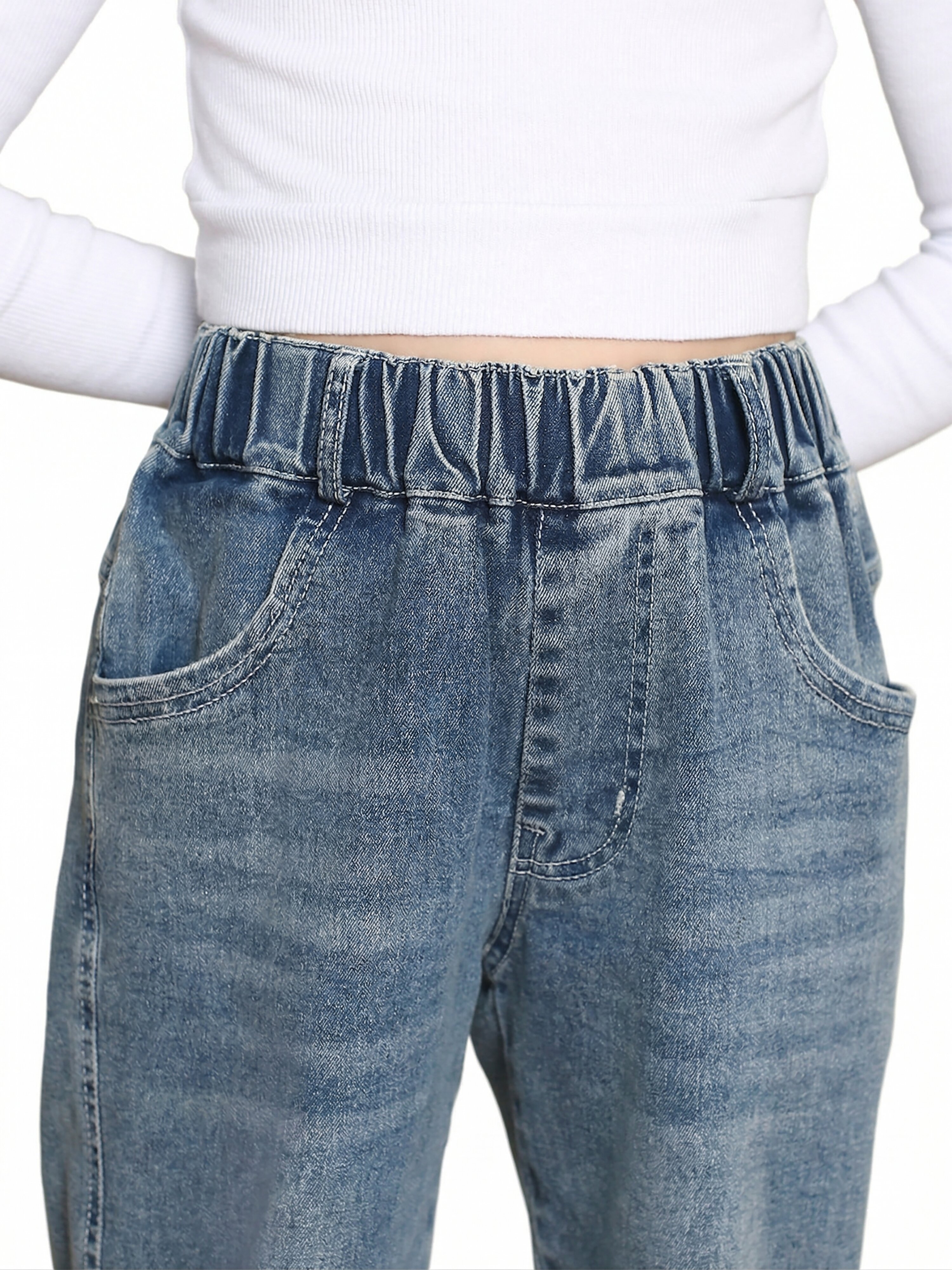 Джинсы-бананы СИНИЙ МИР R3-IL - фото 5