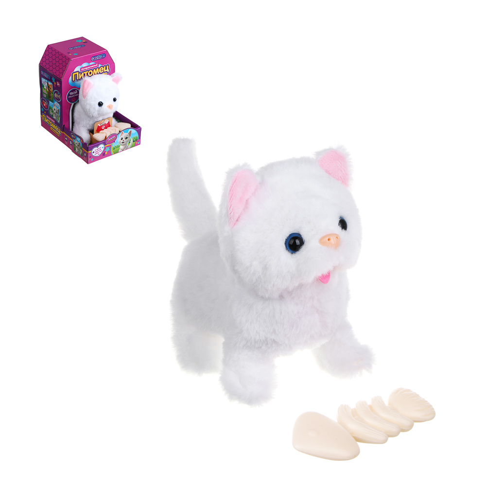 Мягкая игрушка Игроленд котик Питомец интерактивный - фото 7