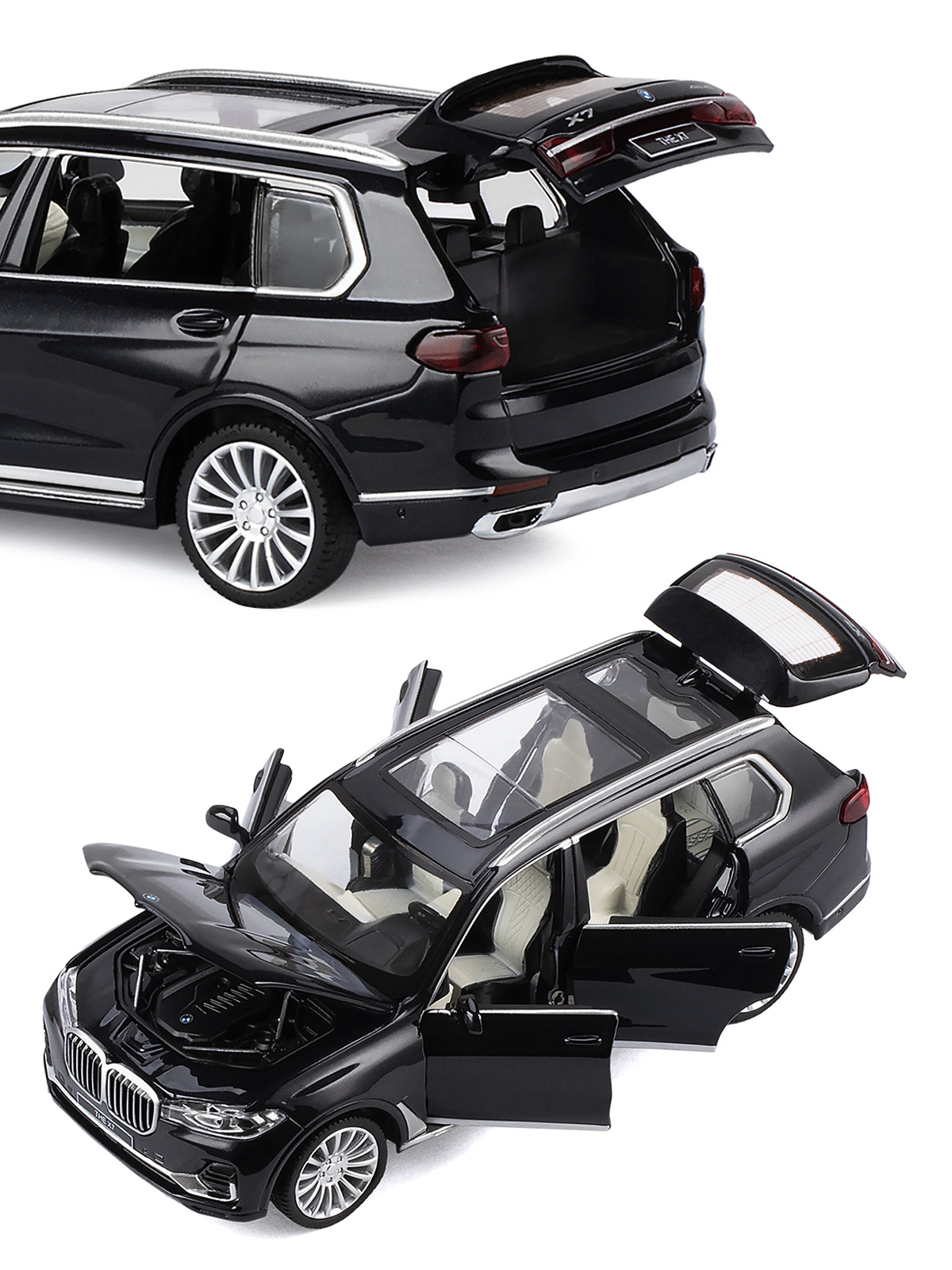 Внедорожник АВТОпанорама BMW X7 1:32 JB1251313 - фото 10