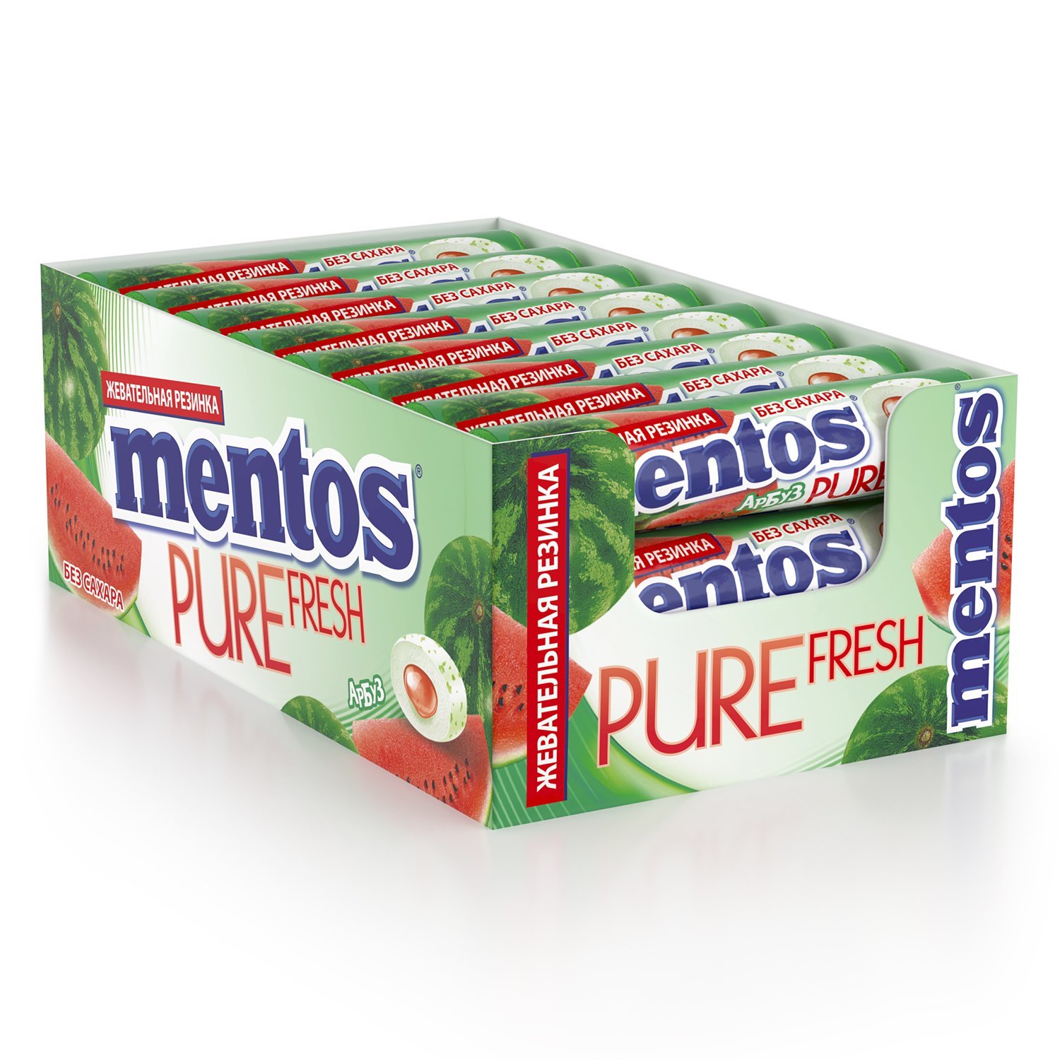 Резинка жевательная Ментос арбуз 15.5г - фото 2