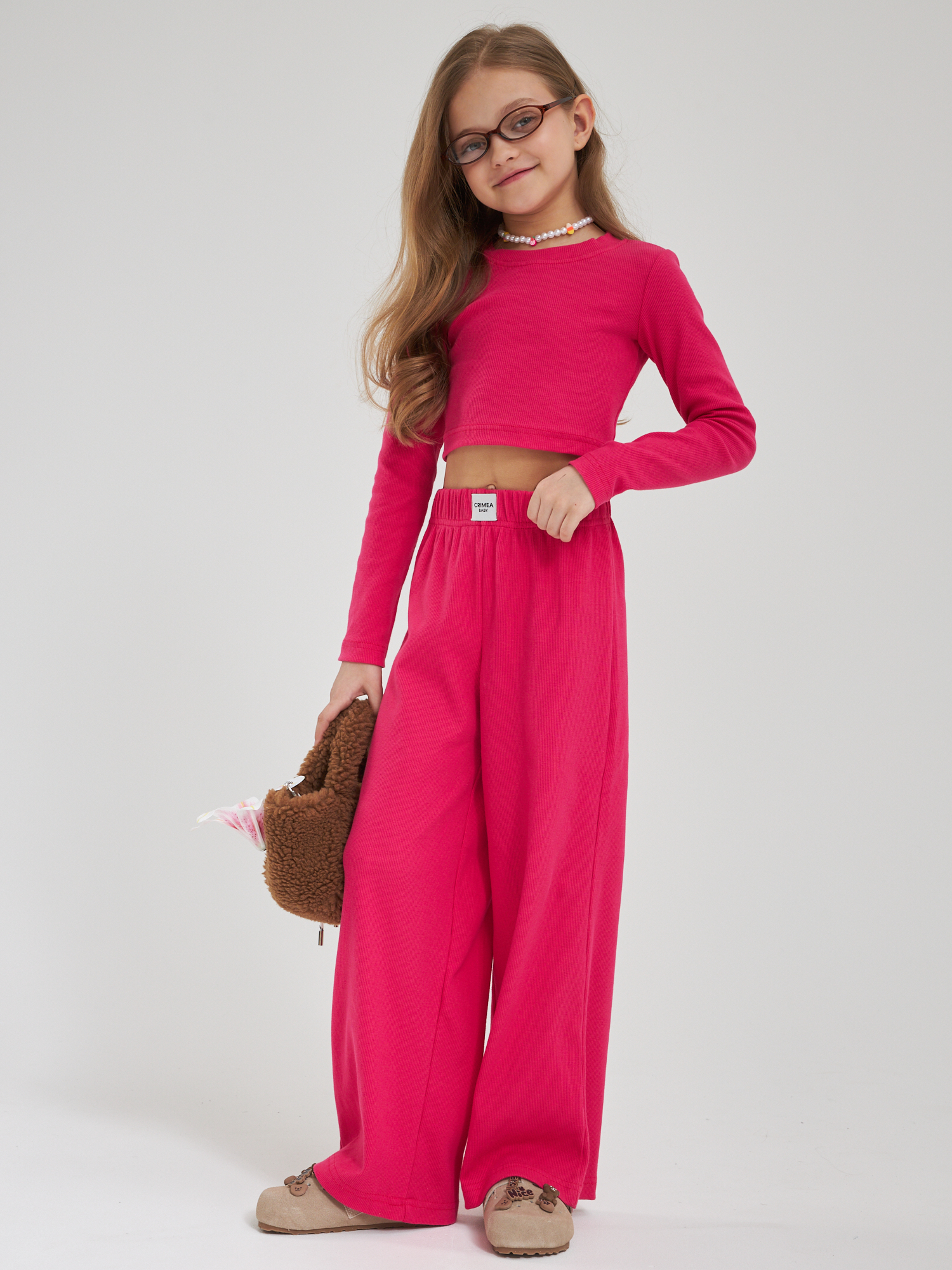 Топ и брюки Crimea Baby Milu/fuchsia - фото 11