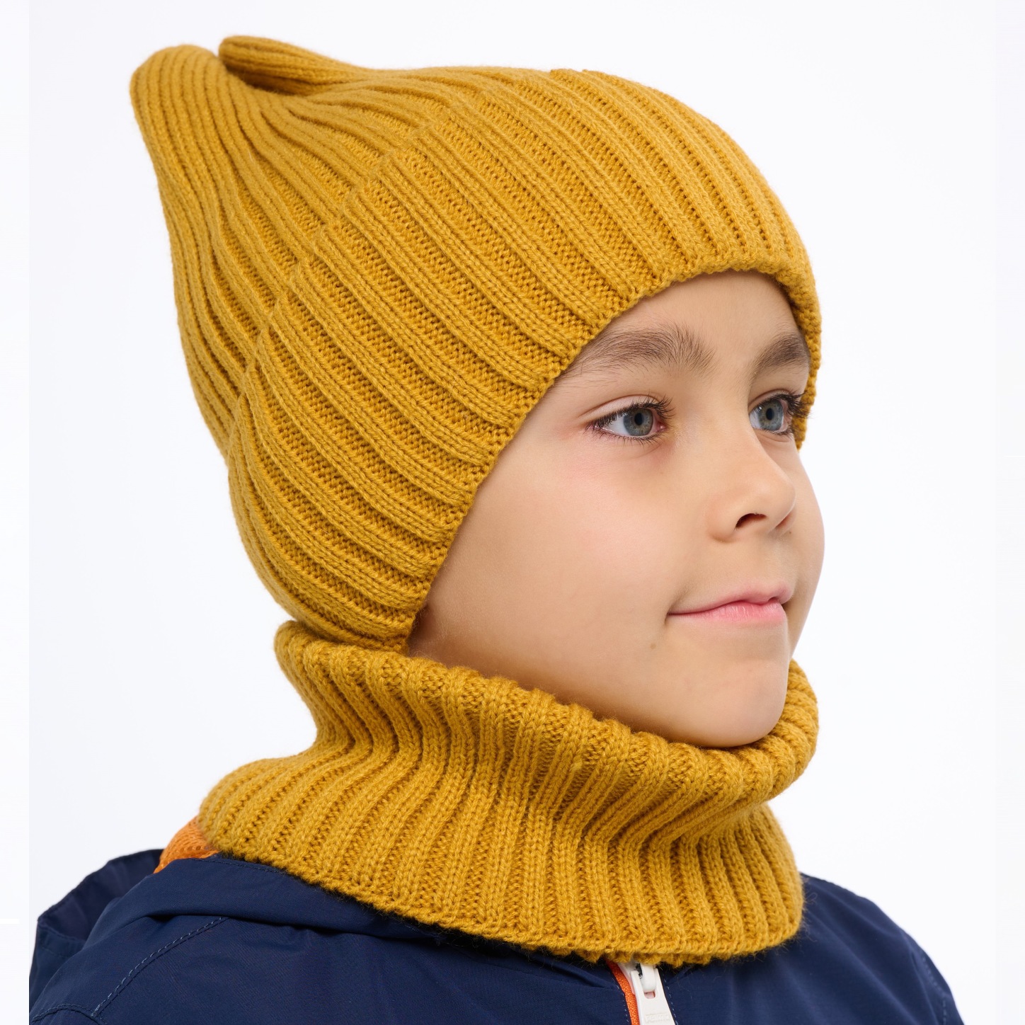Шапка и снуд KUBRIO KU-H-35-pumpk-mustB - фото 4
