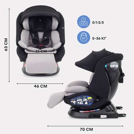 Автокресло Rant Nitro Isofix 0+/1/2/3 (0-36 кг) бежевый