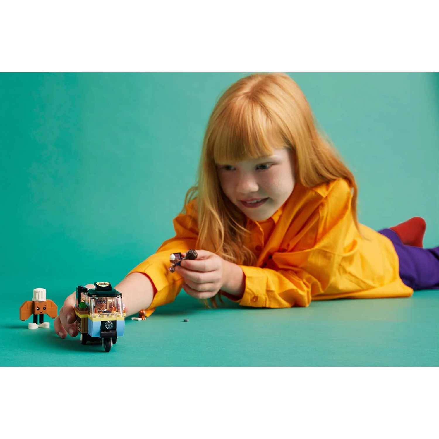 Конструктор LEGO Friends Мобильная тележка-пекарня блочный - фото 8