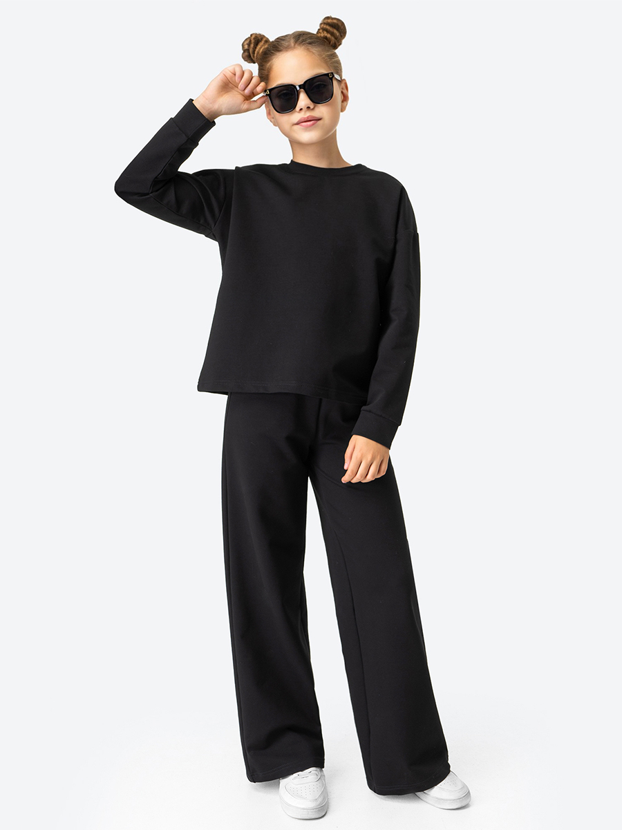 Свитшот и брюки HappyFox HF217218SPчерный - фото 1
