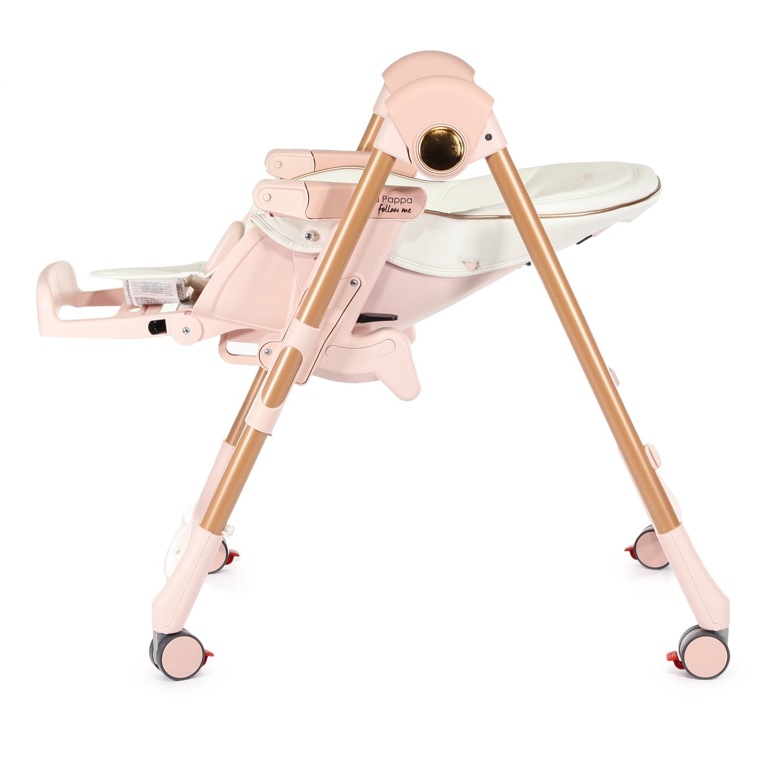 Стульчик для кормления Peg-Perego Prima Pappa Follow Me розовый - фото 2