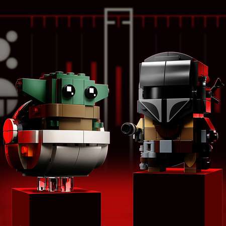 Конструктор LEGO Star Wars Мандалорец и малыш блочный