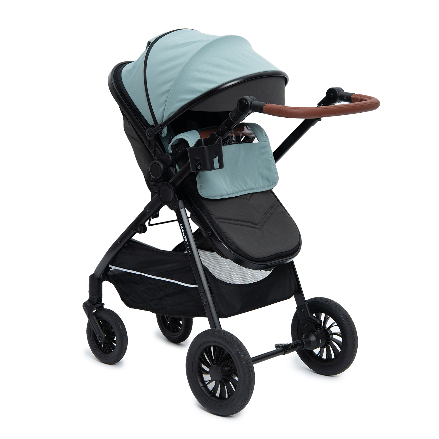 Коляска 2в1 Babyton Sandy Mint - фото 15