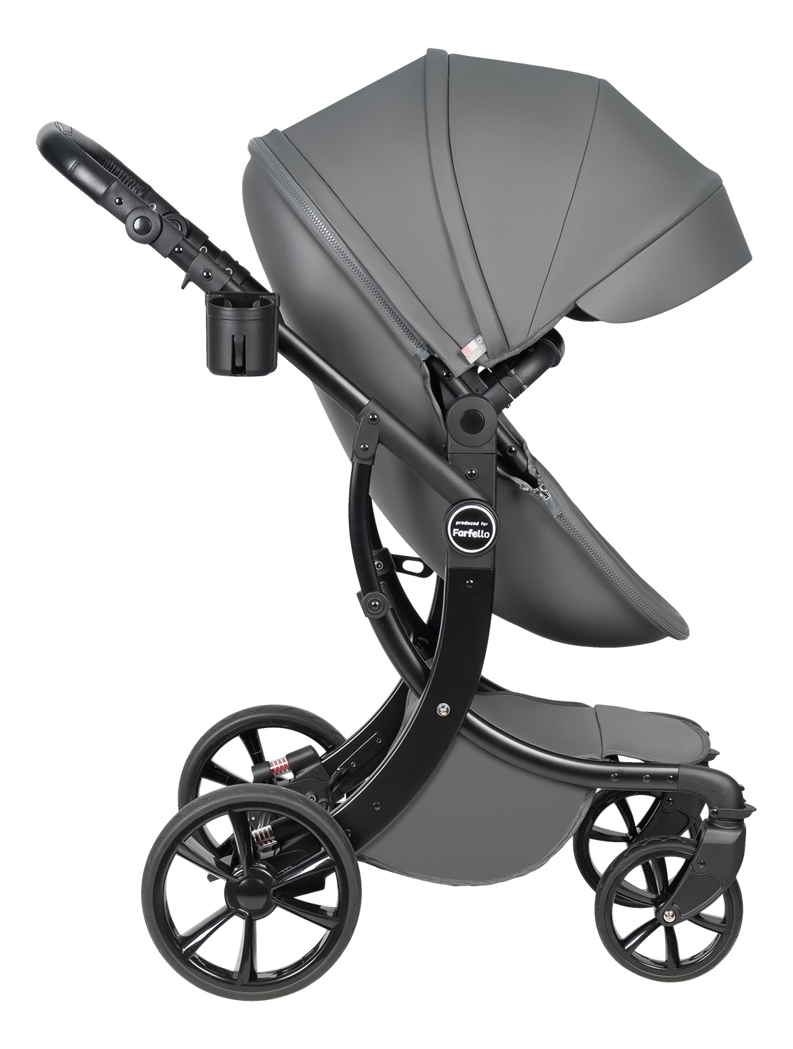 Коляска трансформер Aimile Spring серый - фото 15