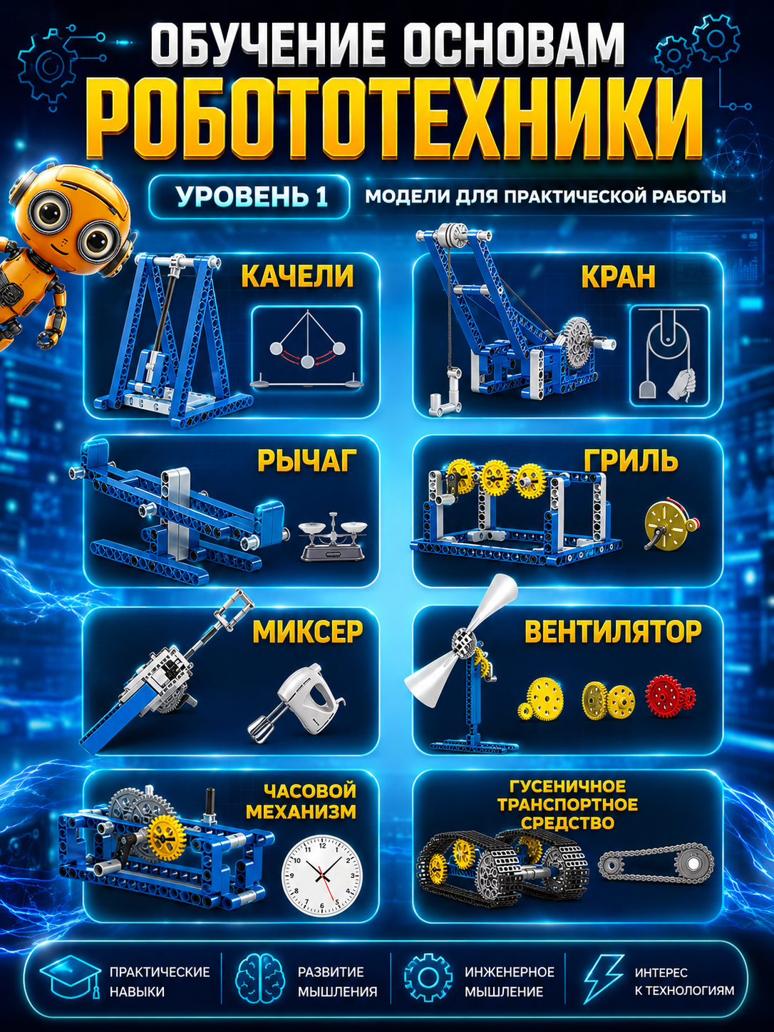 Конструктор LampStory Конструктор STEAM электронный 394 дет. - фото 4